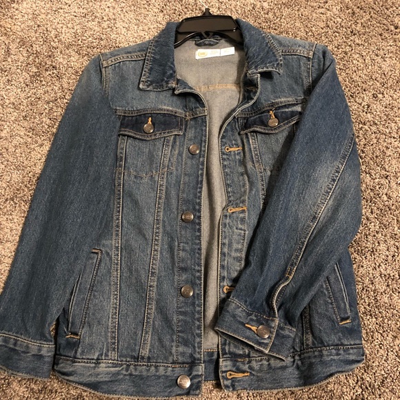 plain jean jacket